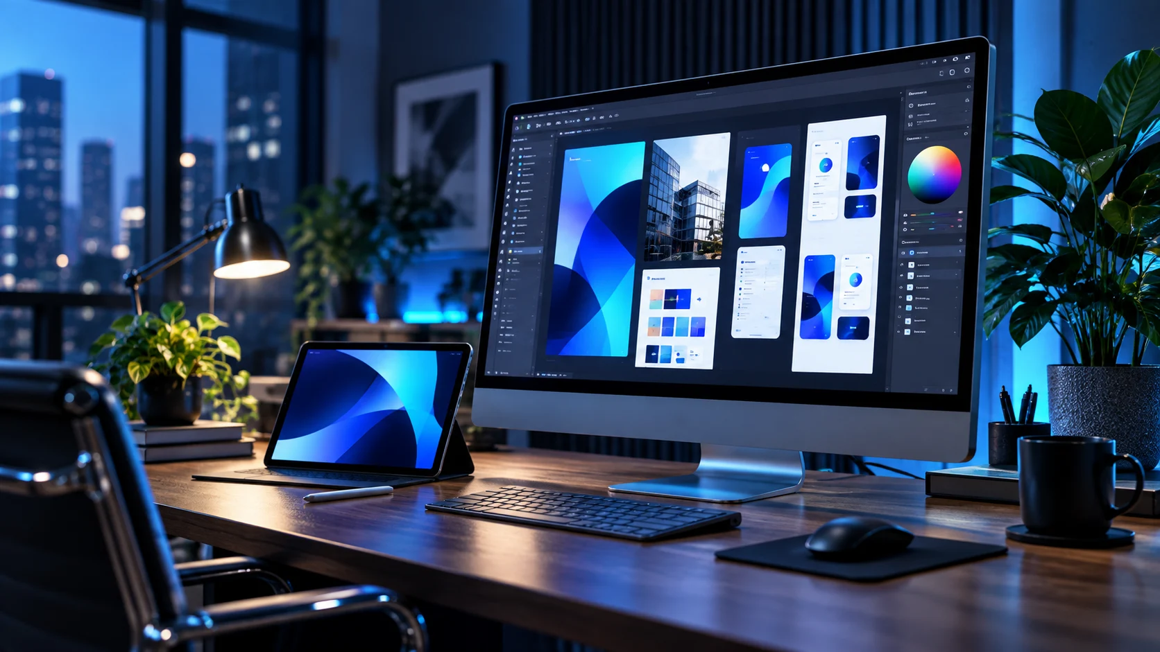 Cross-Platform Apps workspace illustration
